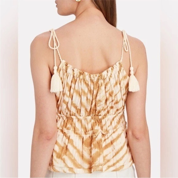 Ulla Johnson sand tie dye Rio top Size 2 - Picture 3 of 8